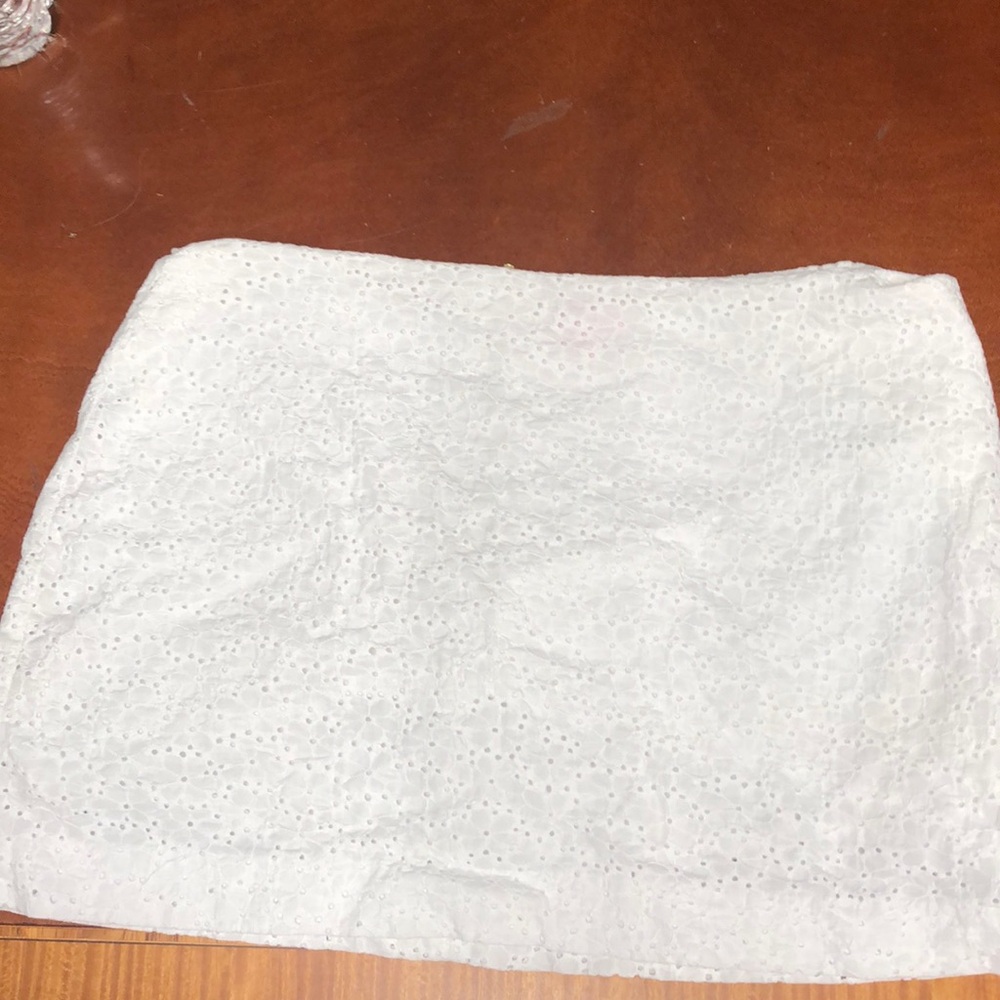 Lilly Pulitzer white eyelet skirt size 12